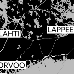 High Contrast Map preview